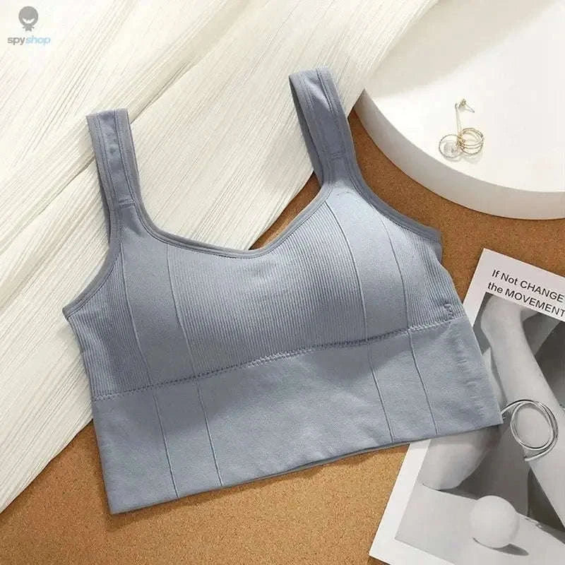 Breathable Seamless Sports Bra with Anti-Sweat Support - Image 25