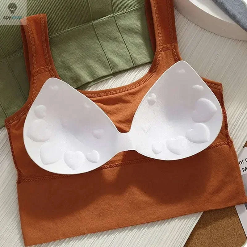 Breathable Seamless Sports Bra with Anti-Sweat Support - Image 3