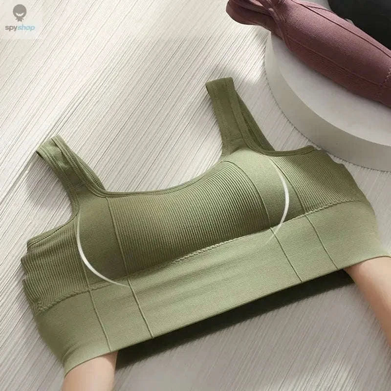Breathable Seamless Sports Bra with Anti-Sweat Support - Image 8