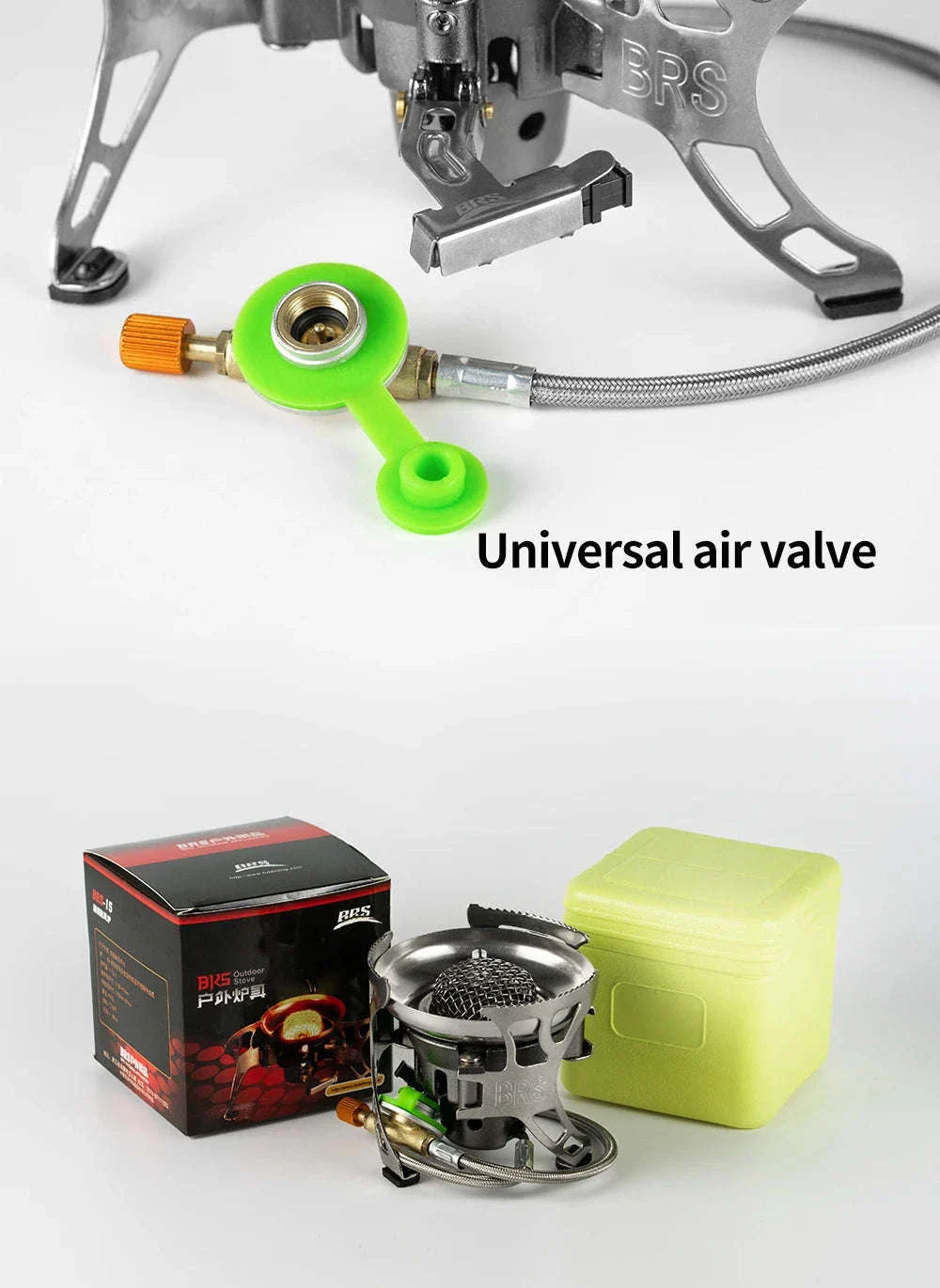BRS-15 Windproof Foldable Gas Stove with Electronic Ignition - Image 15