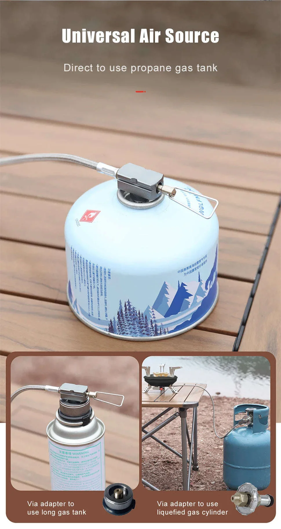 BRS-201A Portable Camping Gas Stove 16000W for Outdoor Cooking - Image 14