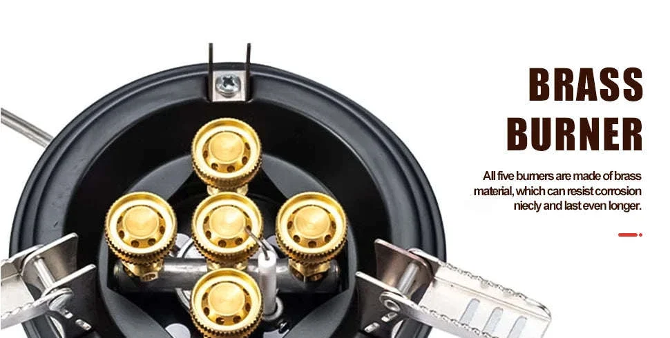 Portable Camping Gas Stove 16000W with Piezo Ignition - Image 11