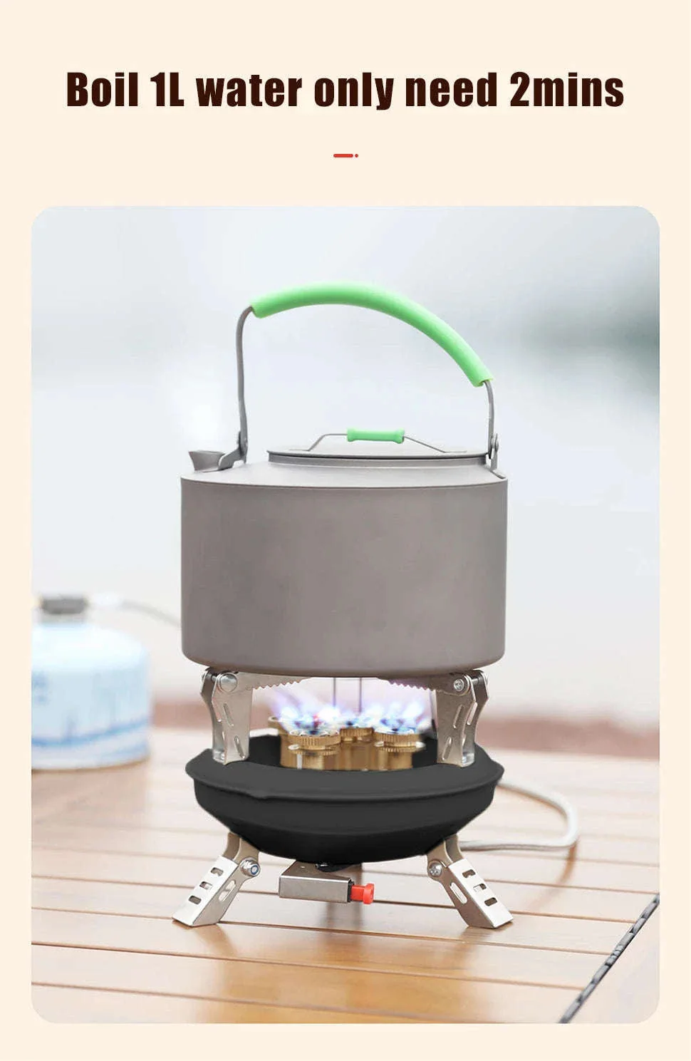 Portable Camping Gas Stove 16000W with Piezo Ignition - Image 17