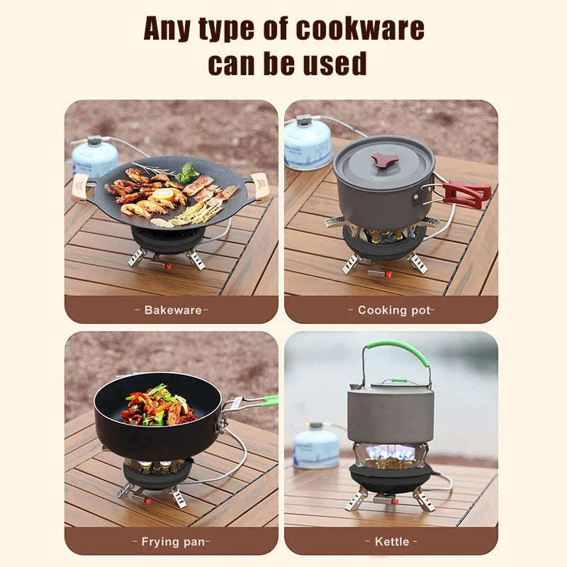 Portable Camping Gas Stove 16000W with Piezo Ignition - Image 4