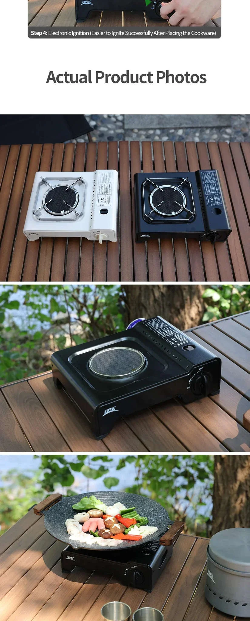 BRS 2600W Infrared Camping Gas Stove with Electronic Ignition - Image 16