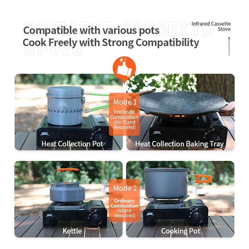 BRS 2600W Infrared Camping Gas Stove with Electronic Ignition - Image 5
