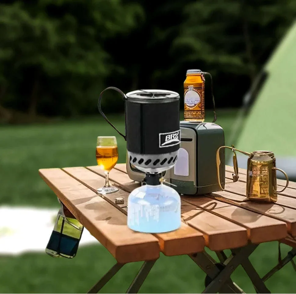 BRS-61 Camping Stove Kit with 1500W Heat Collecting Pot - Image 14