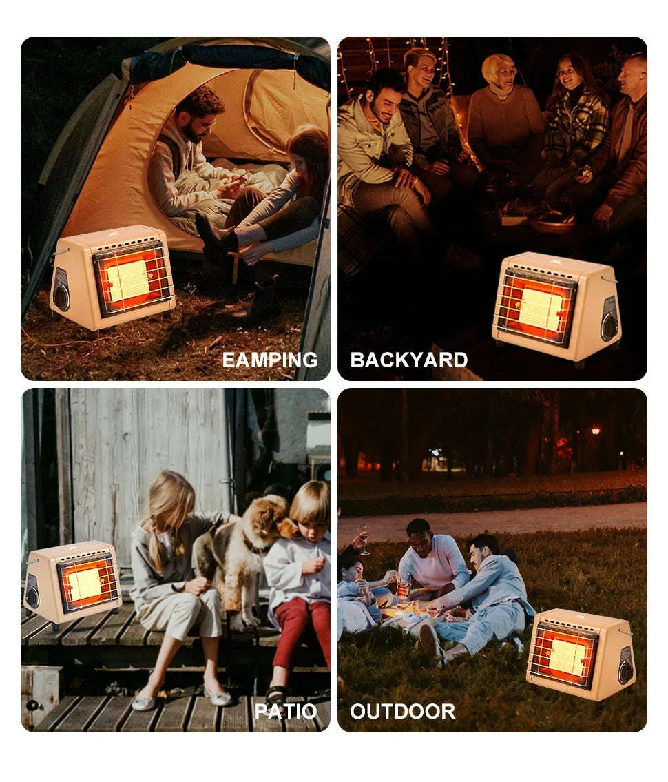 Portable Butane Tent Heater 1500W for Camping and Outdoor Use - Image 18