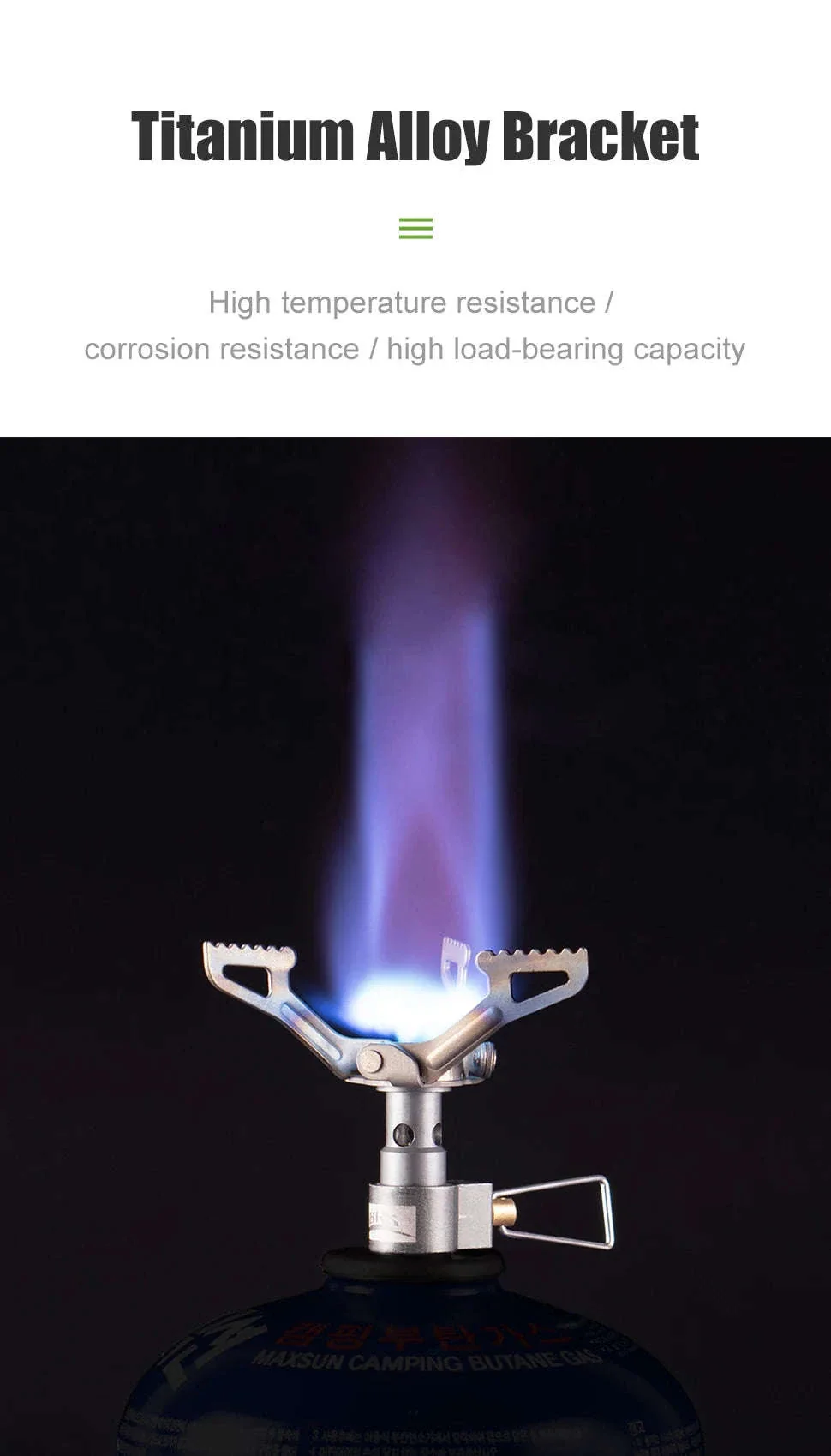 BRS-3000T Ultralight Titanium Camping Gas Stove - Image 10