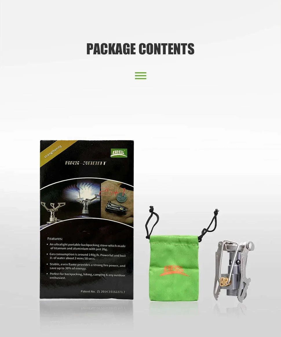 BRS-3000T Ultralight Titanium Camping Gas Stove - Image 11