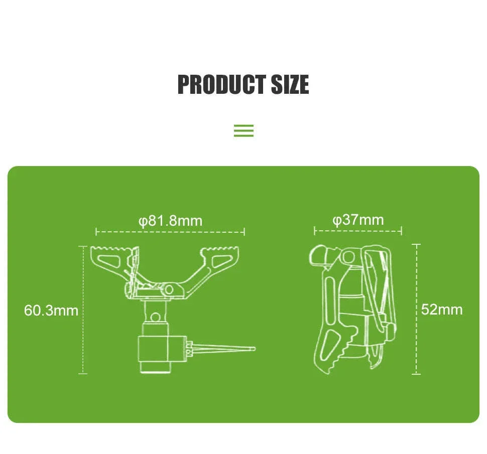 BRS-3000T Ultralight Titanium Camping Gas Stove - Image 12