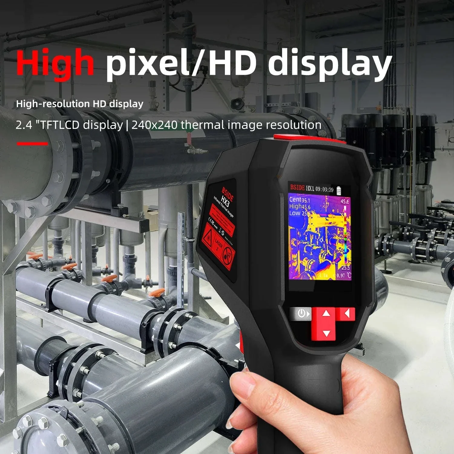 BSIDE HX3 Portable Thermal Imager for Clear Temperature Checks - Image 4