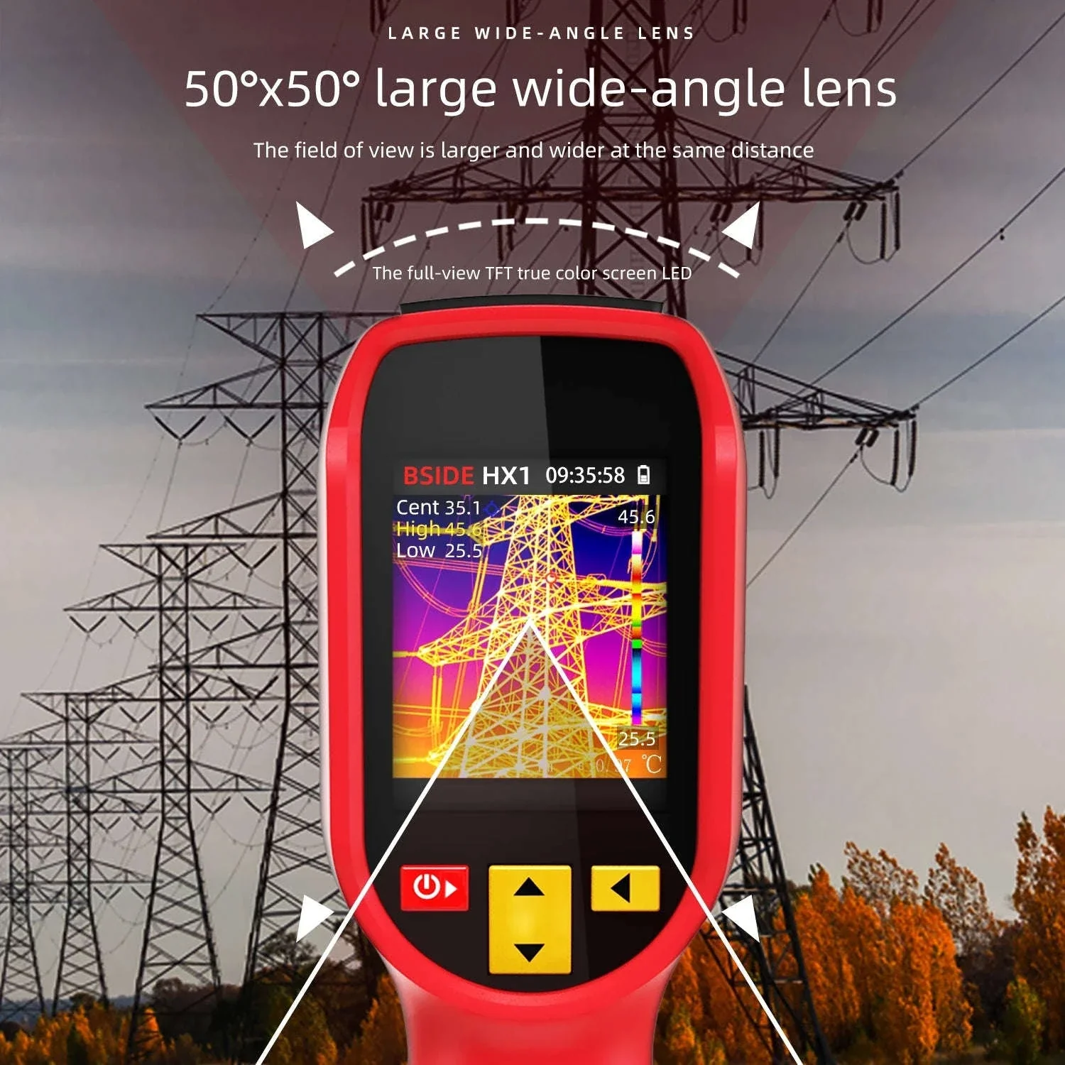 BSIDE HX1 Handheld Thermal Imaging Camera for Diagnostics - Image 3