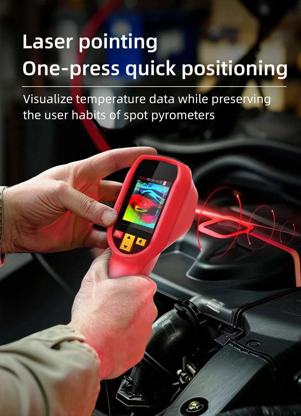 240x240 Thermal Imaging Camera Infrared Temperature Scanner -20°C to 550°C - Image 8