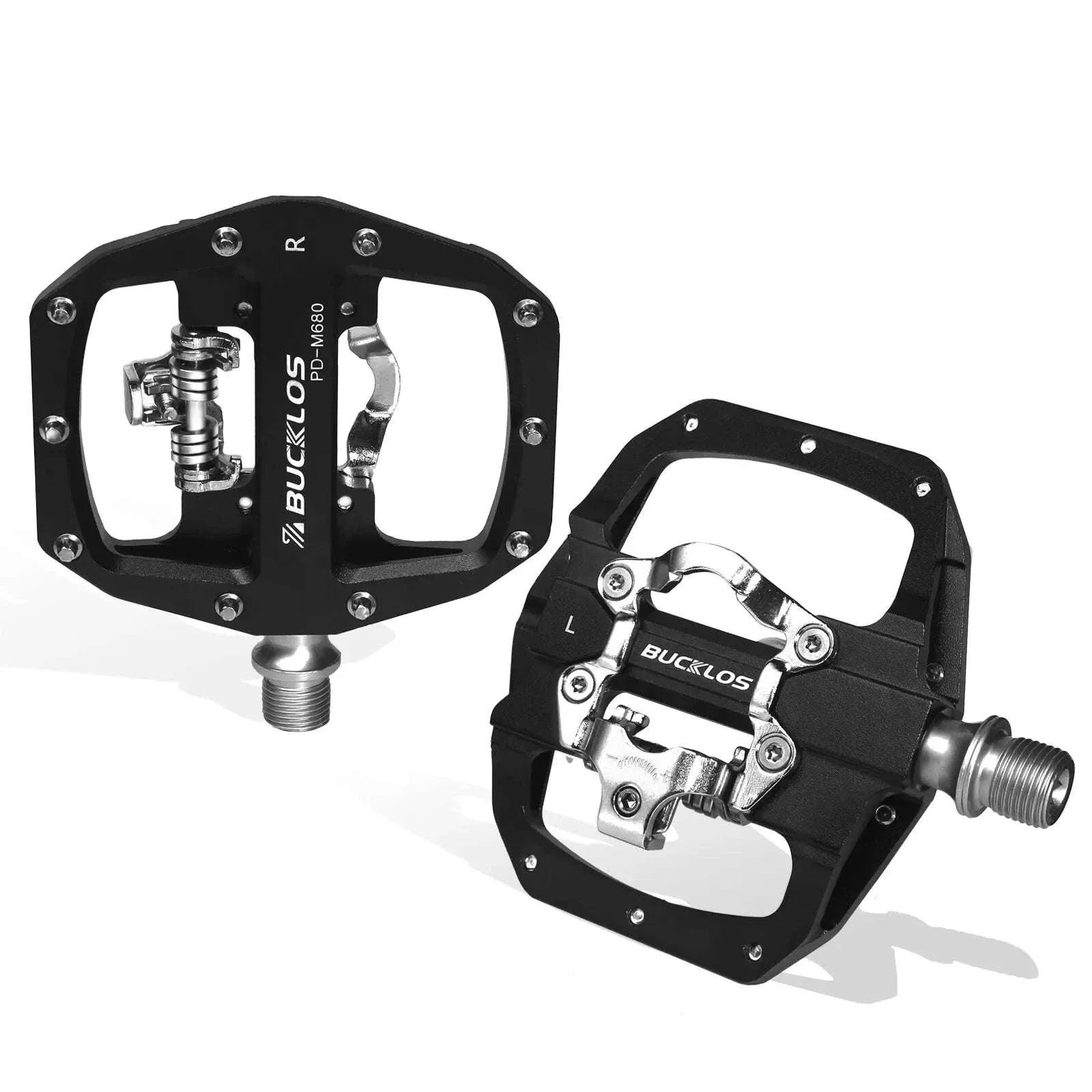 Dual Function SPD Bike Pedals with Sealed Bearings for MTB & Road - Image 19