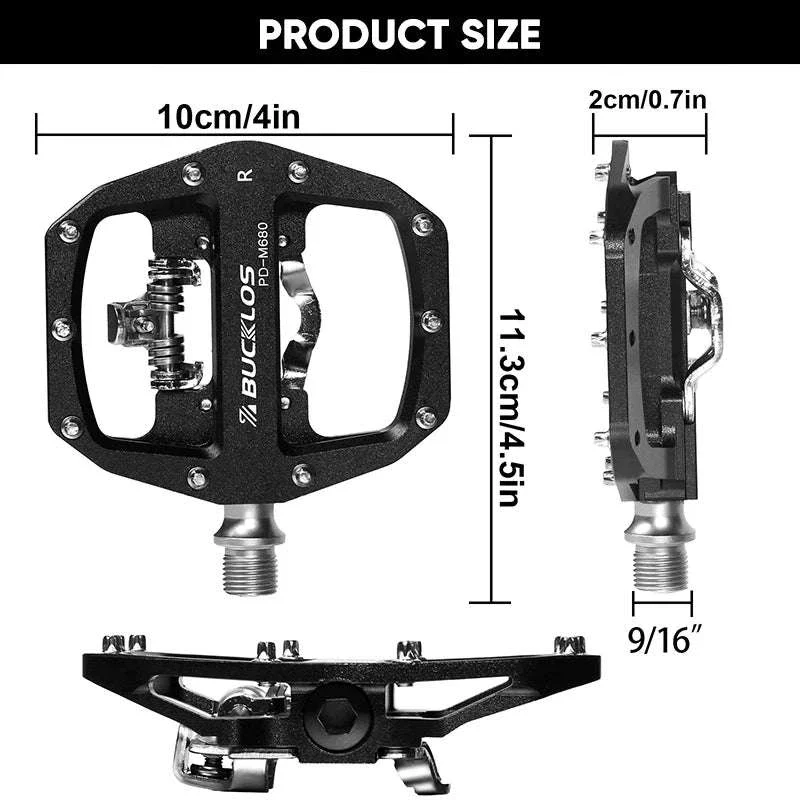 Dual Function SPD Bike Pedals with Sealed Bearings for MTB & Road - Image 9