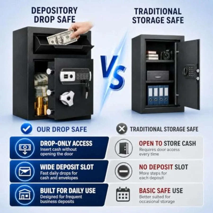 Digital Safe Box for Documents with Fireproof Waterproof Bag - Image 4