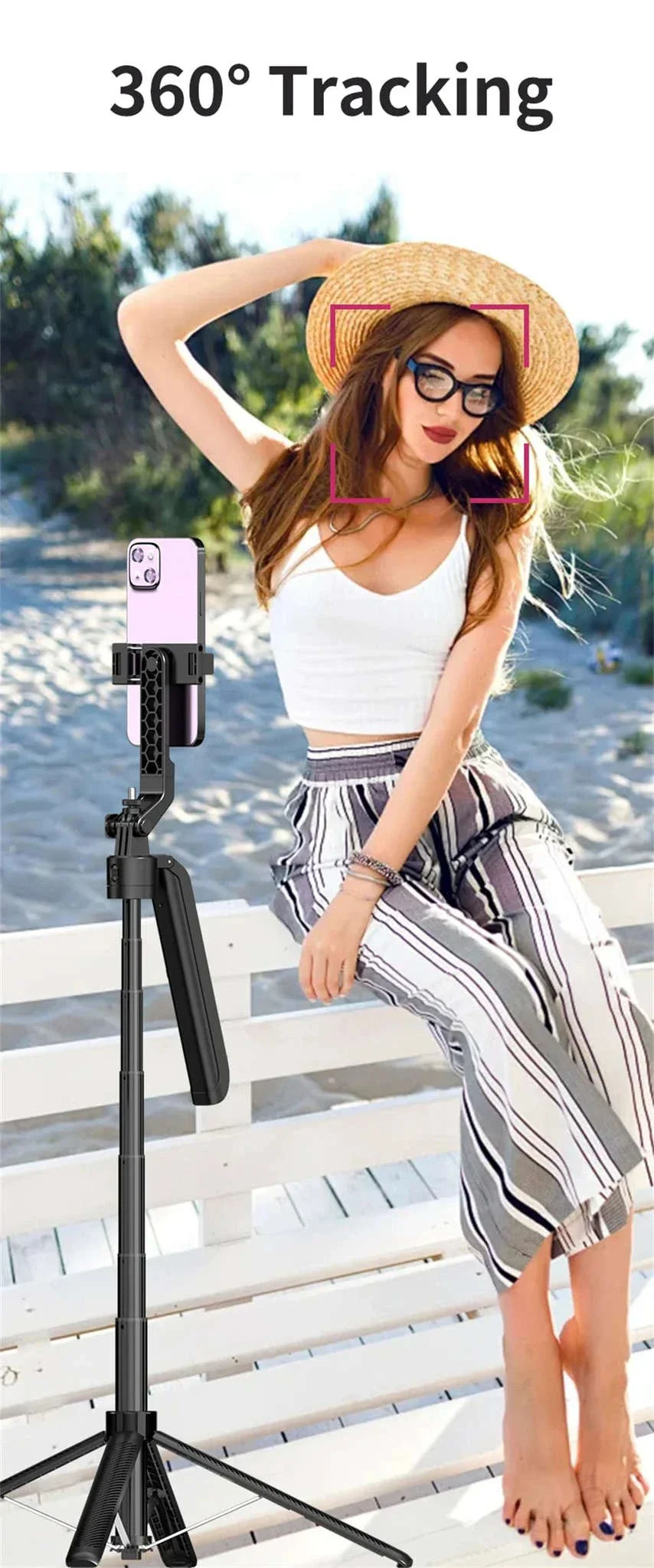 C12 Tripod Gimbal Stabilizer for Smartphone Cameras - Image 13