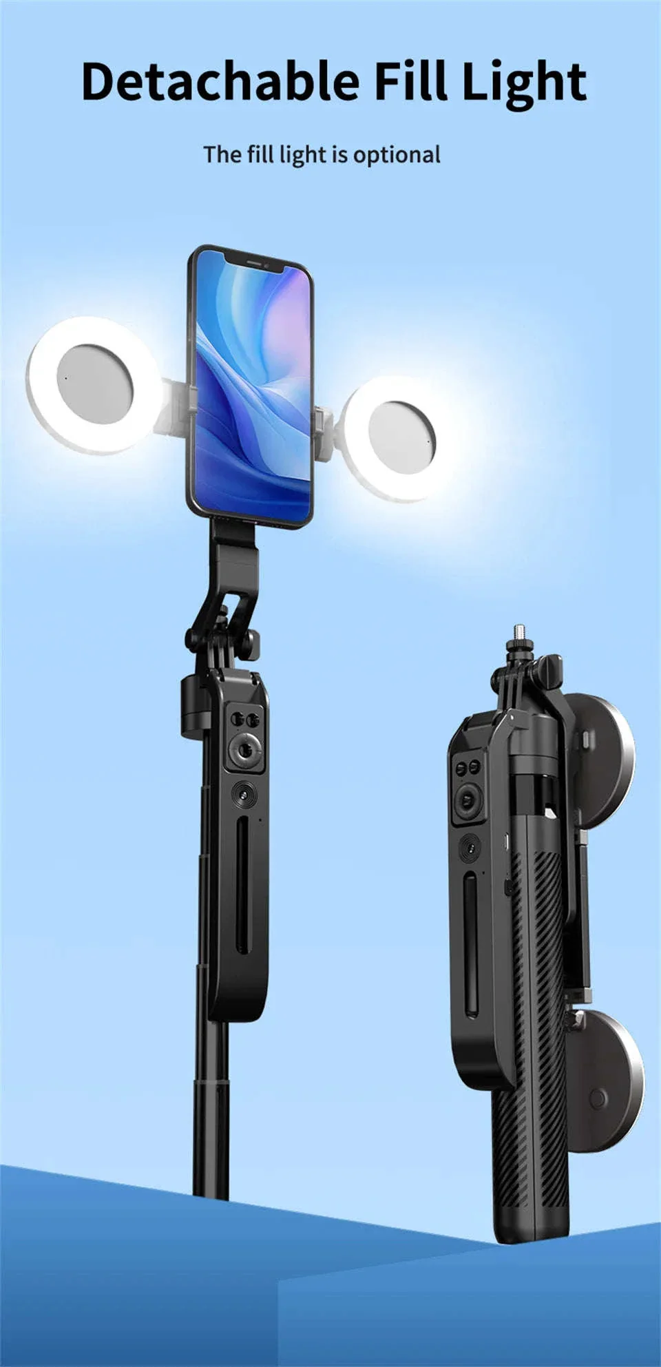 C12 Tripod Gimbal Stabilizer for Smartphone Cameras - Image 14