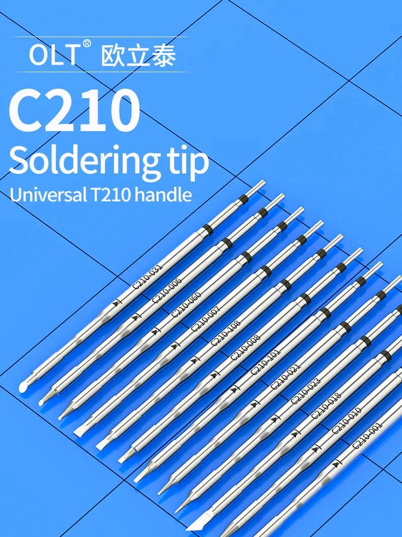 C210 Soldering Tips for T210 Handle – Precision Nozzle Set - Image 3