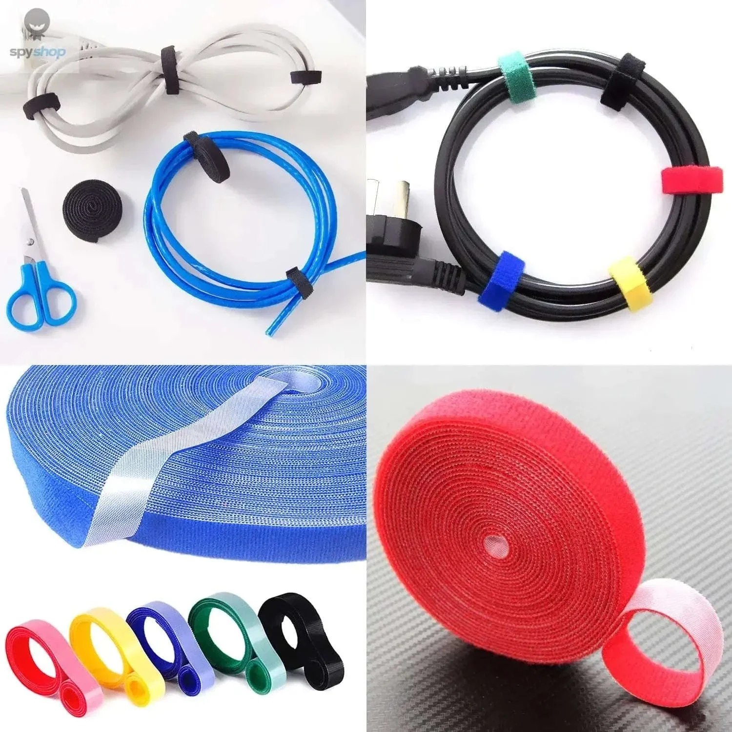 Reusable Cable Organizer Tape for Neat, Tangle-Free Cords - Image 13