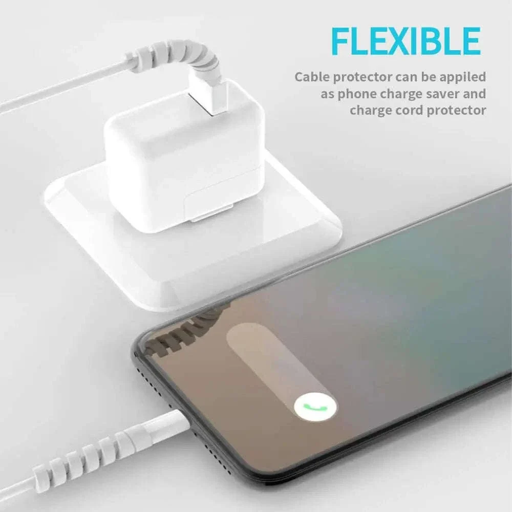 Silicone Cable Protector Bobbin Winder for Charging Cords - Image 4