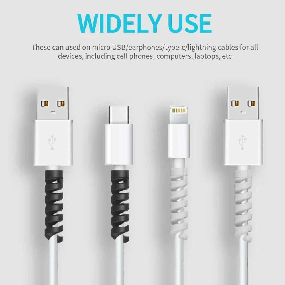 Silicone Cable Protector Bobbin Winder for Charging Cords - Image 6