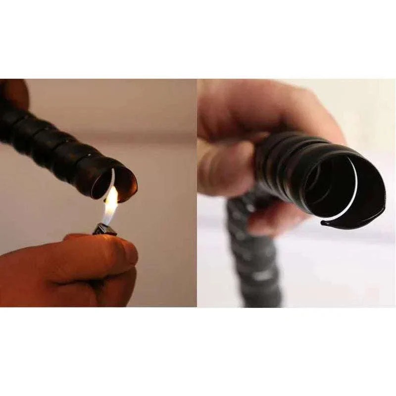 Cable Wire Protector Spiral Wrap Flexible Sleeve 2 m - Image 4
