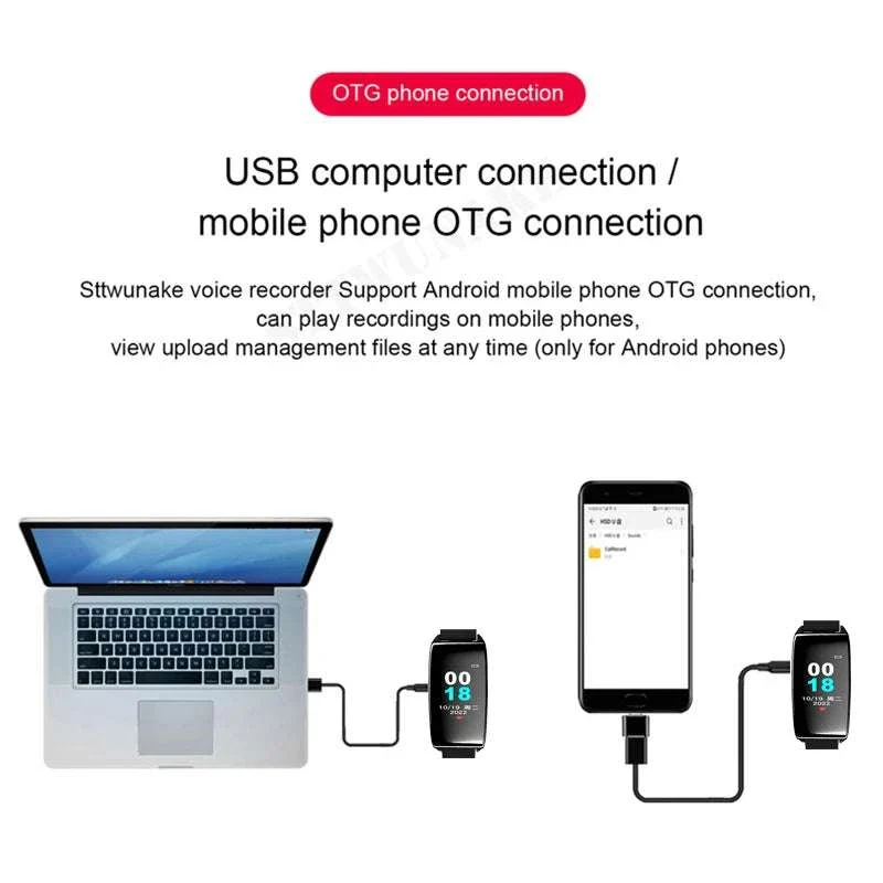 1080P HD Camera Watch with Voice Recorder and One-Click Recording - Image 3