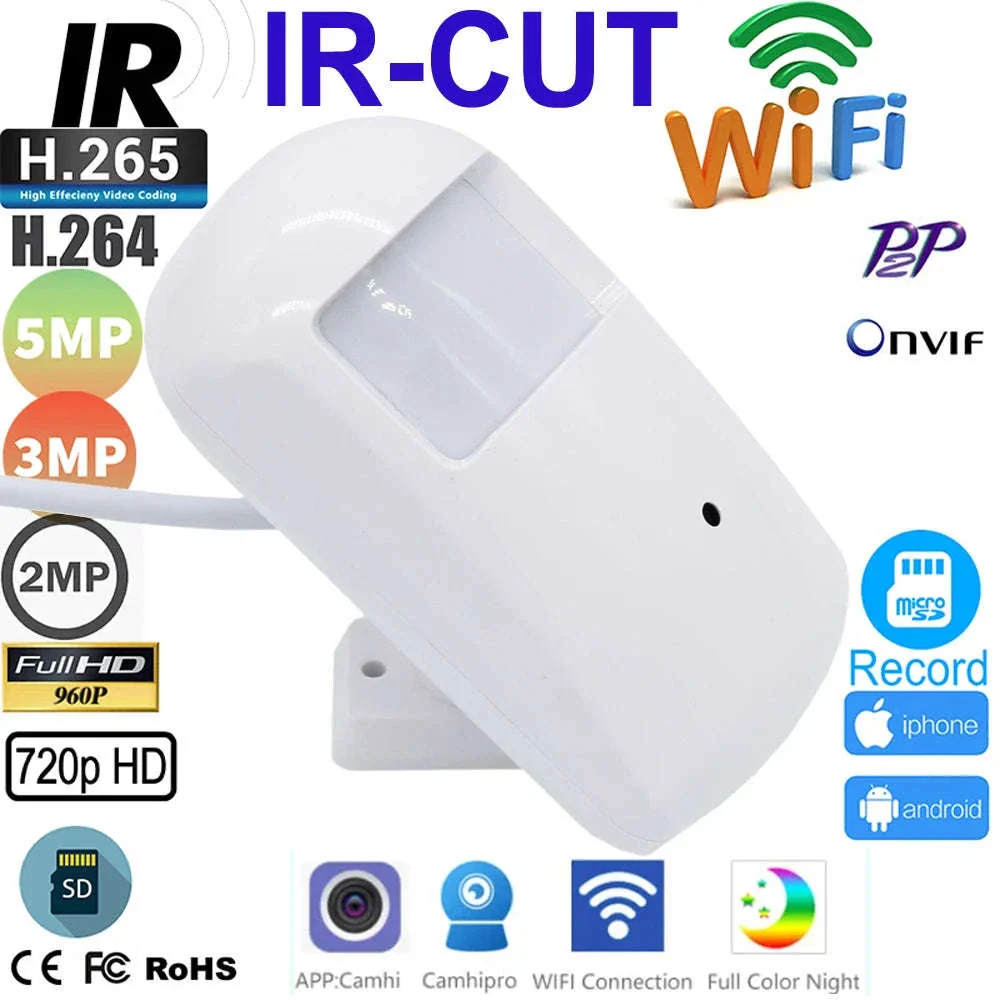 1080P/5MP Indoor WiFi IP Security Camera with 940nm Night Vision