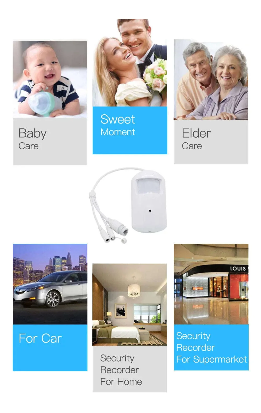 1080P/5MP Indoor WiFi IP Security Camera with 940nm Night Vision - Image 11