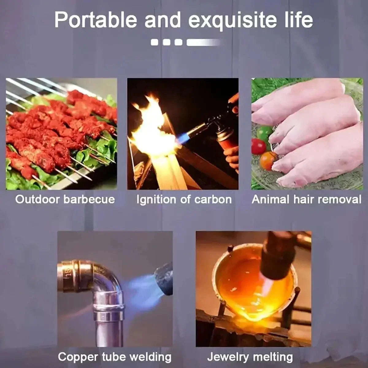 Camping Gas Torch for Outdoor Cooking, Searing, and Tasks - Image 6