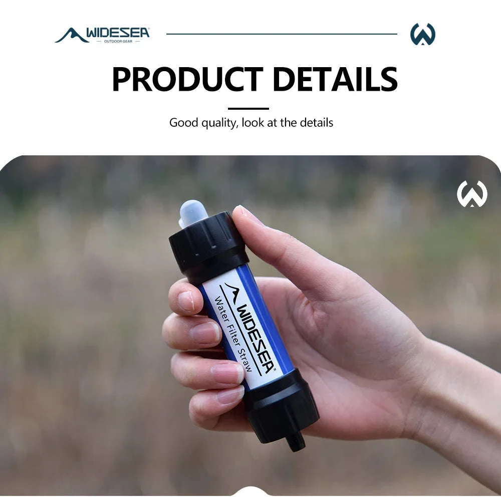 Camping Outdoor Water Purifier Straw with 0.01 Micron Filtration - Image 10