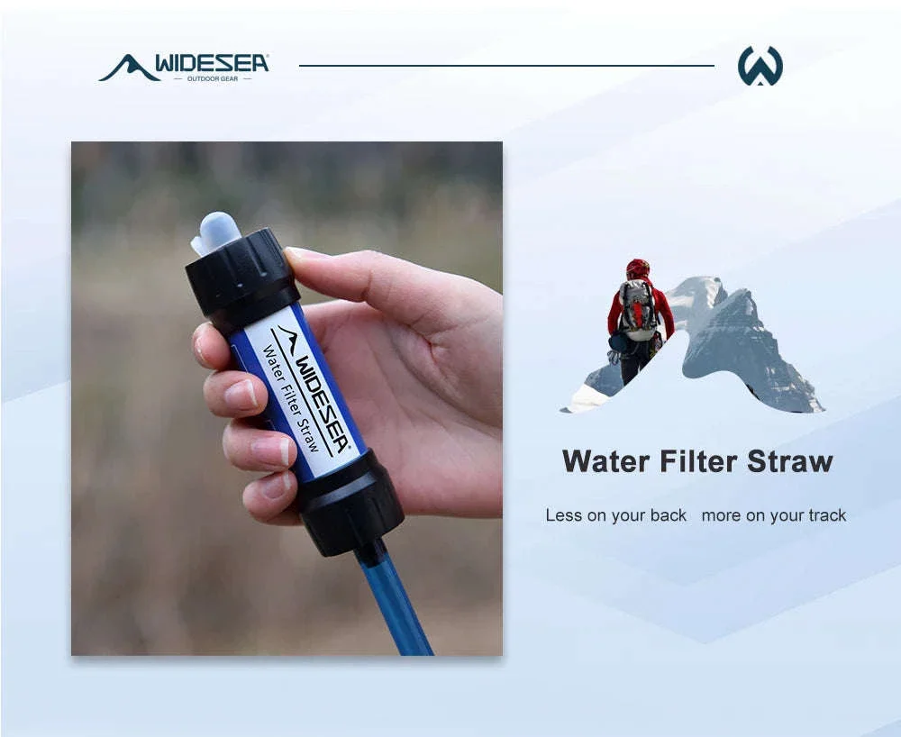 Camping Outdoor Water Purifier Straw with 0.01 Micron Filtration - Image 14