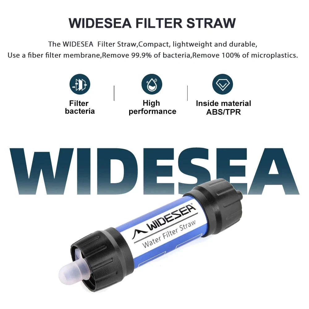 Camping Outdoor Water Purifier Straw with 0.01 Micron Filtration - Image 2