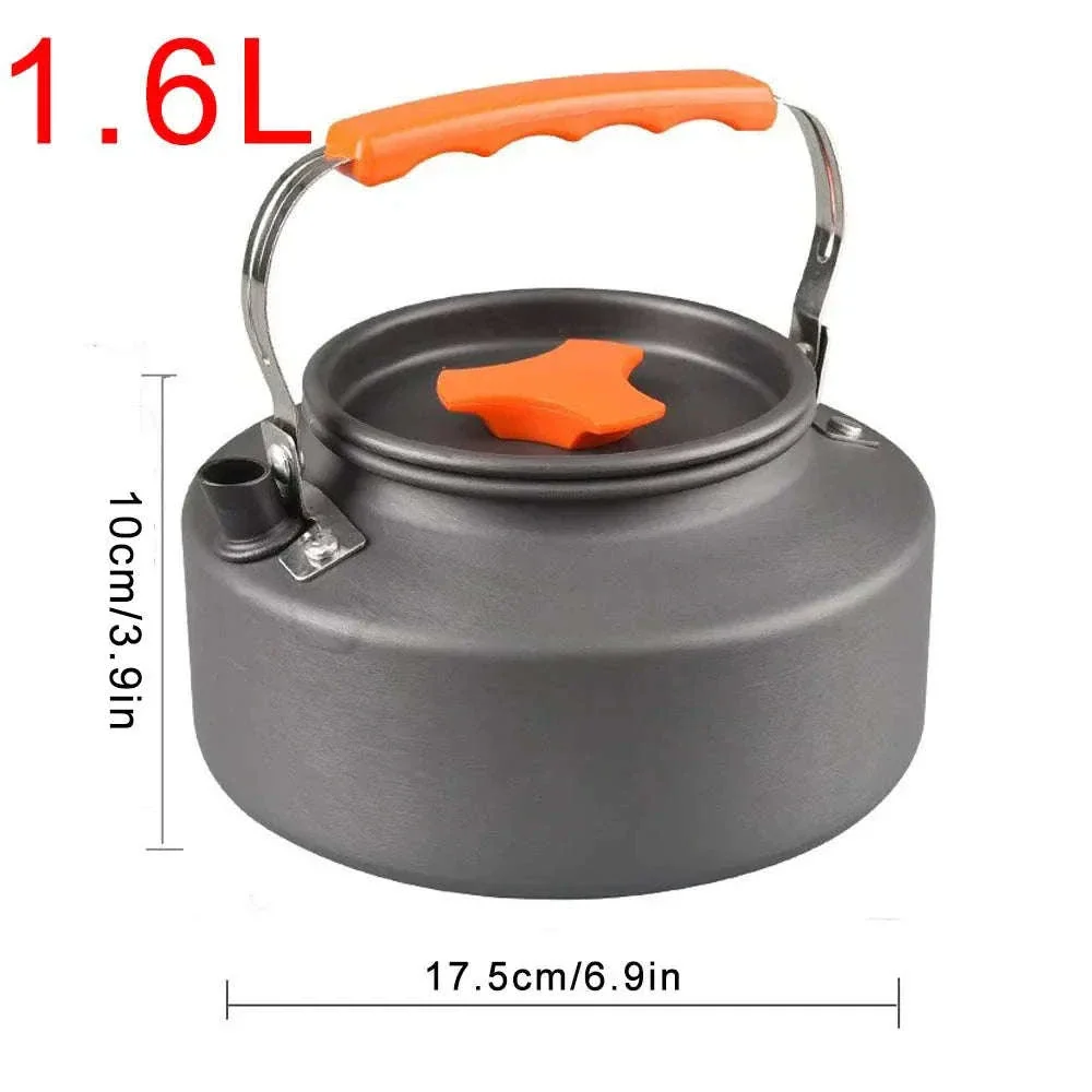 Camping Water Kettle Lightweight Aluminium Alloy 1.1L for Outdoor Travel Hiking Picnic - Image 12