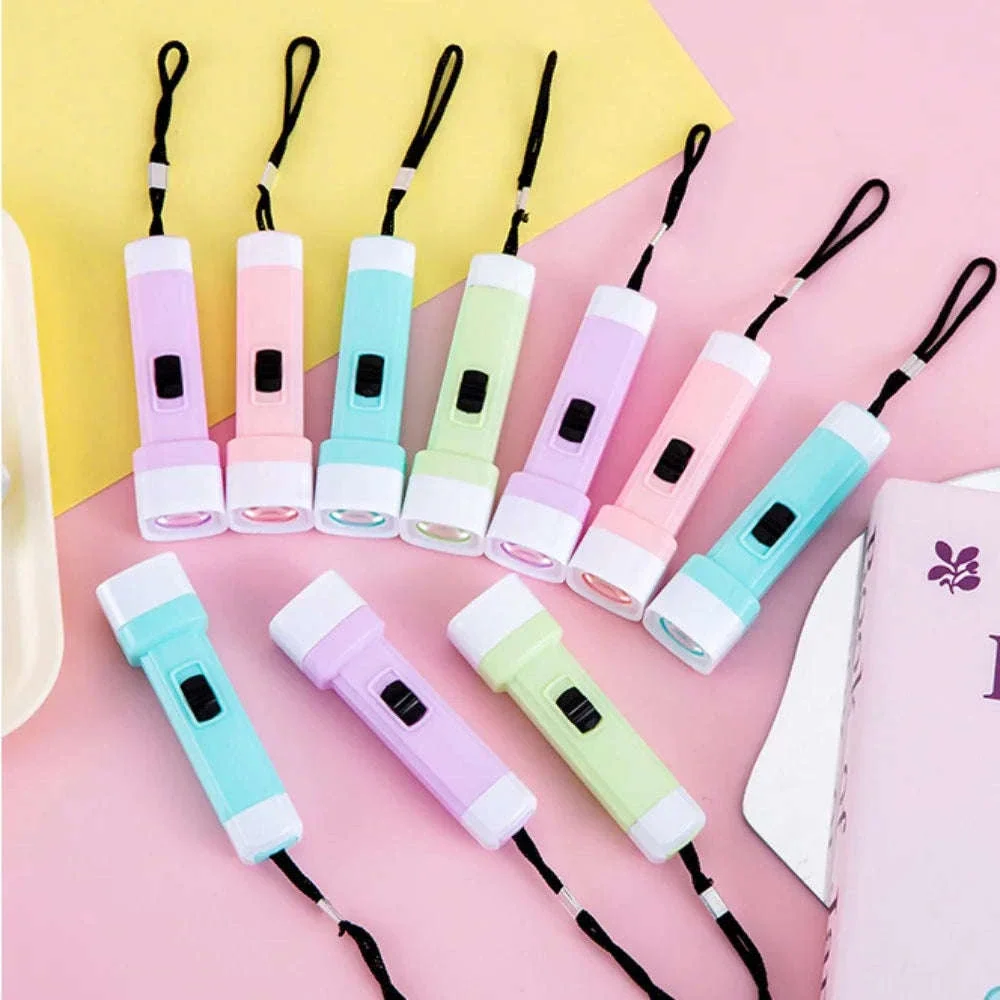 Candy Color LED Glowing Flashlight Party Pack