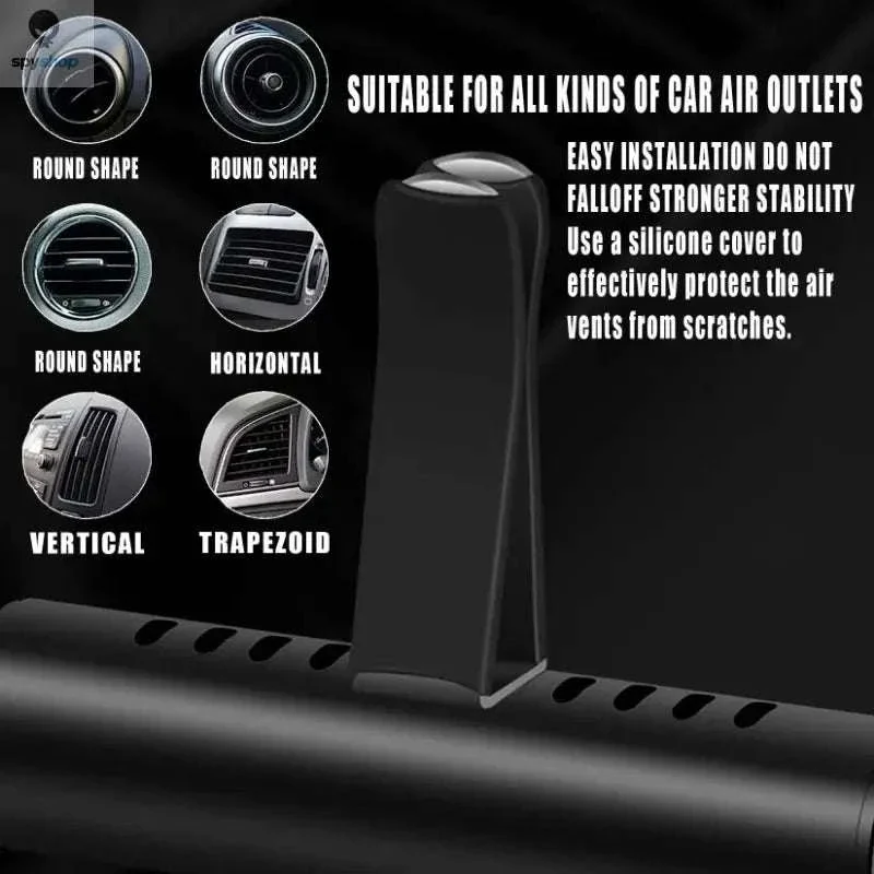 Car Air Vent Perfume Clip Set with Adjustable Fragrance Control - Image 5