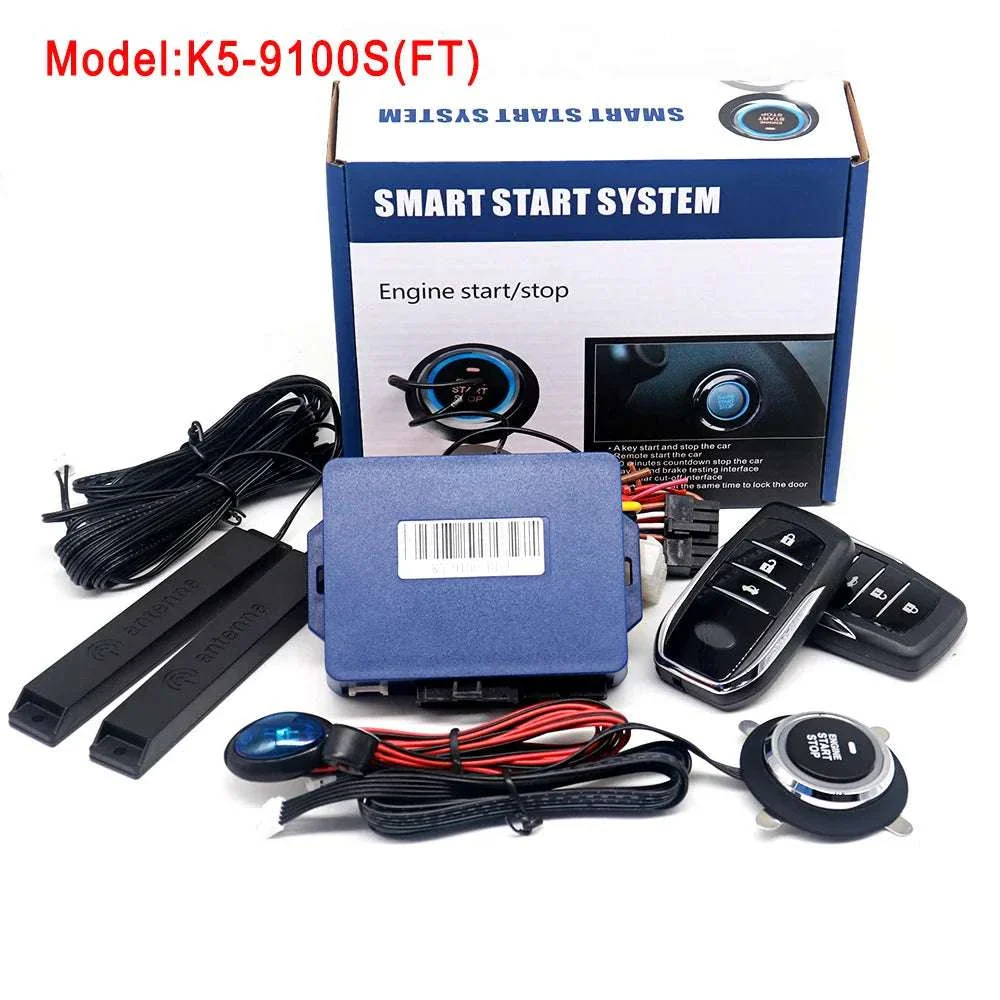 Car Alarm Keyless Entry & Remote Start System with Push Start - Image 20