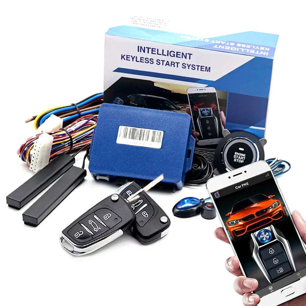 Car Alarm Keyless Entry & Remote Start System with Push Start - Image 24