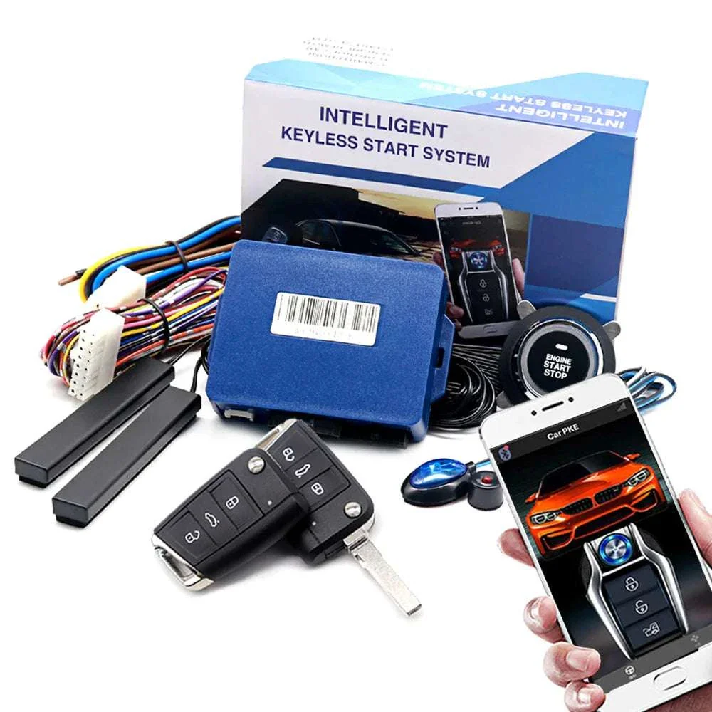 Car Alarm Keyless Entry & Remote Start System with Push Start - Image 25