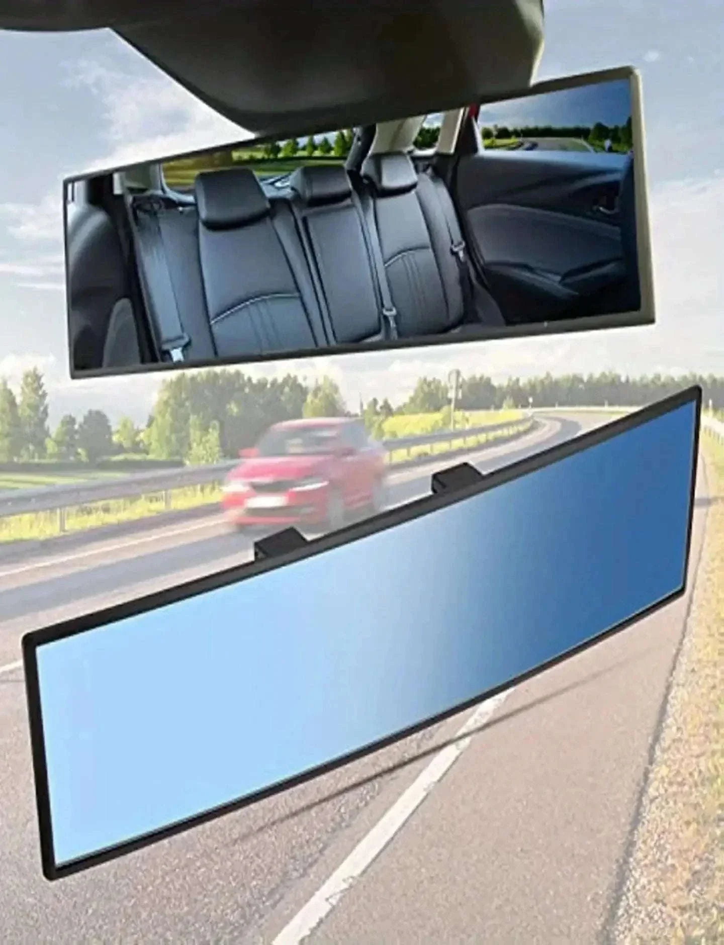 Car Baby Mirror with Wide-Angle Anti-Glare View - Image 7