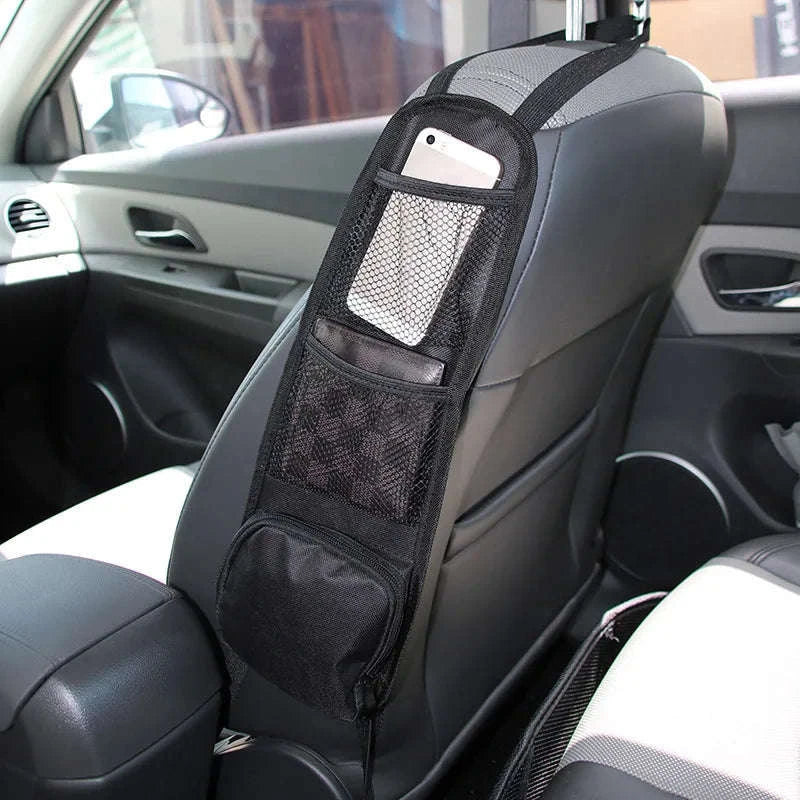 Car Backseat Organizer with Tablet Holder and Storage Pockets - Image 22