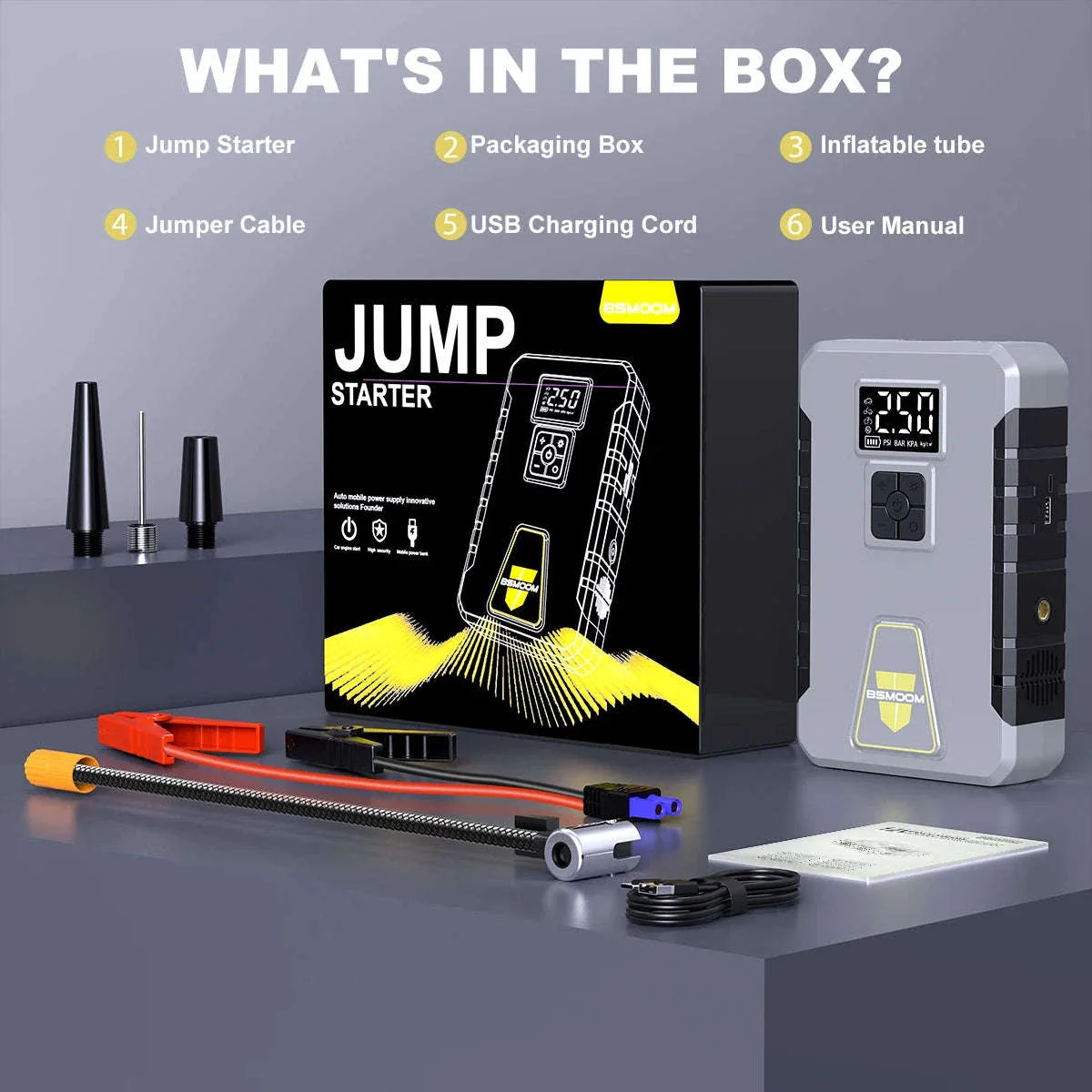 Car Battery Jump Starter with Digital Display - Image 17
