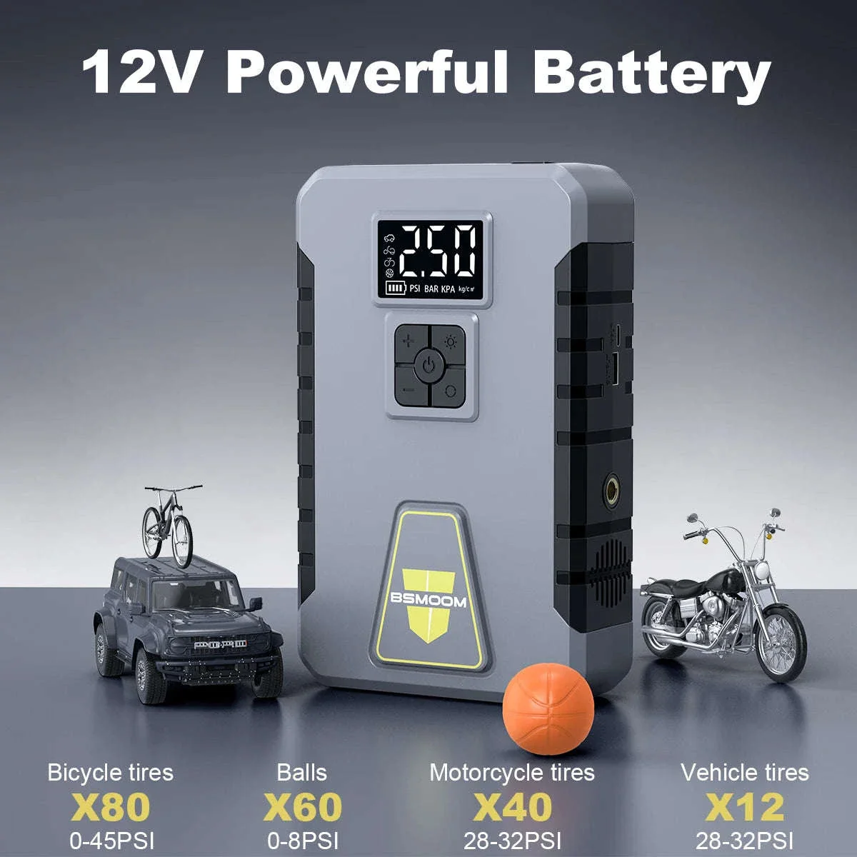 Car Battery Jump Starter with Digital Display - Image 6