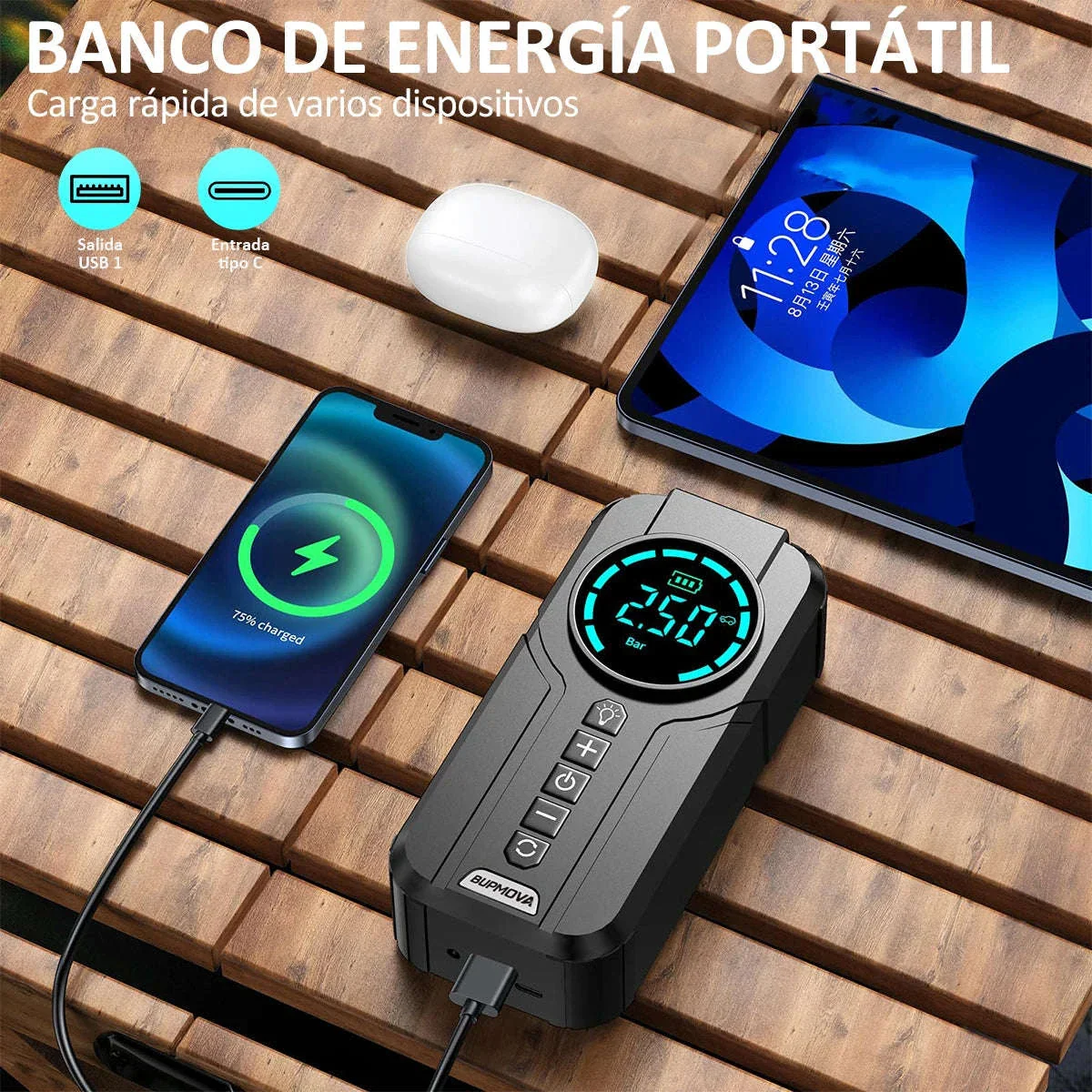 Car Battery Jump Starter with Digital Display - Image 8
