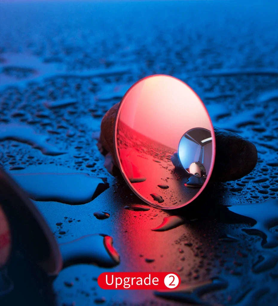 Car Blind Spot Mirror 2pcs 360° Wide Angle HD Convex Glass - Image 14
