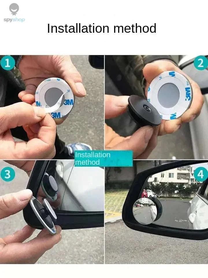 Car Blind Spot Mirror with 360° Adjustable Wide-Angle View - Image 16