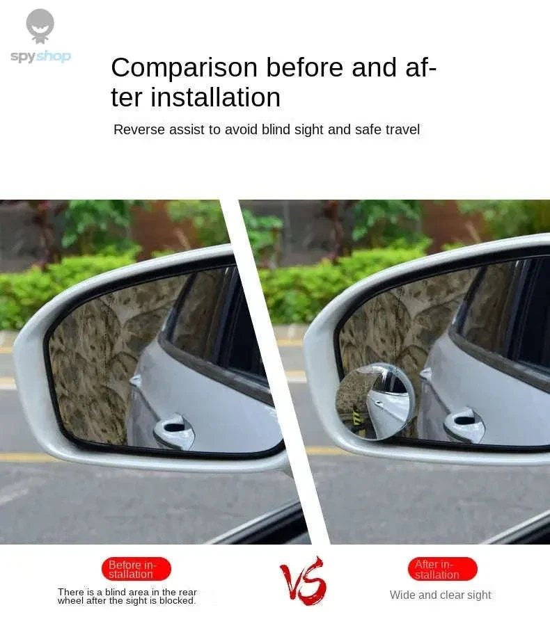 Car Blind Spot Mirror with 360° Adjustable Wide-Angle View - Image 9
