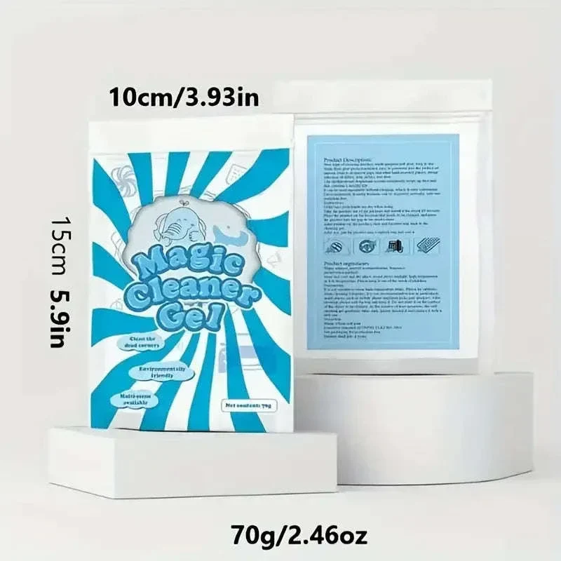 Car Cleaning Gel Slime for Vents, Keyboards and Tight Gaps - Image 4